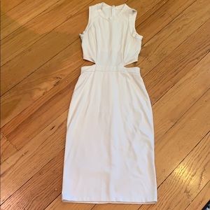 Amanda Uprichard Cream Dress w Side Cutouts Sz S